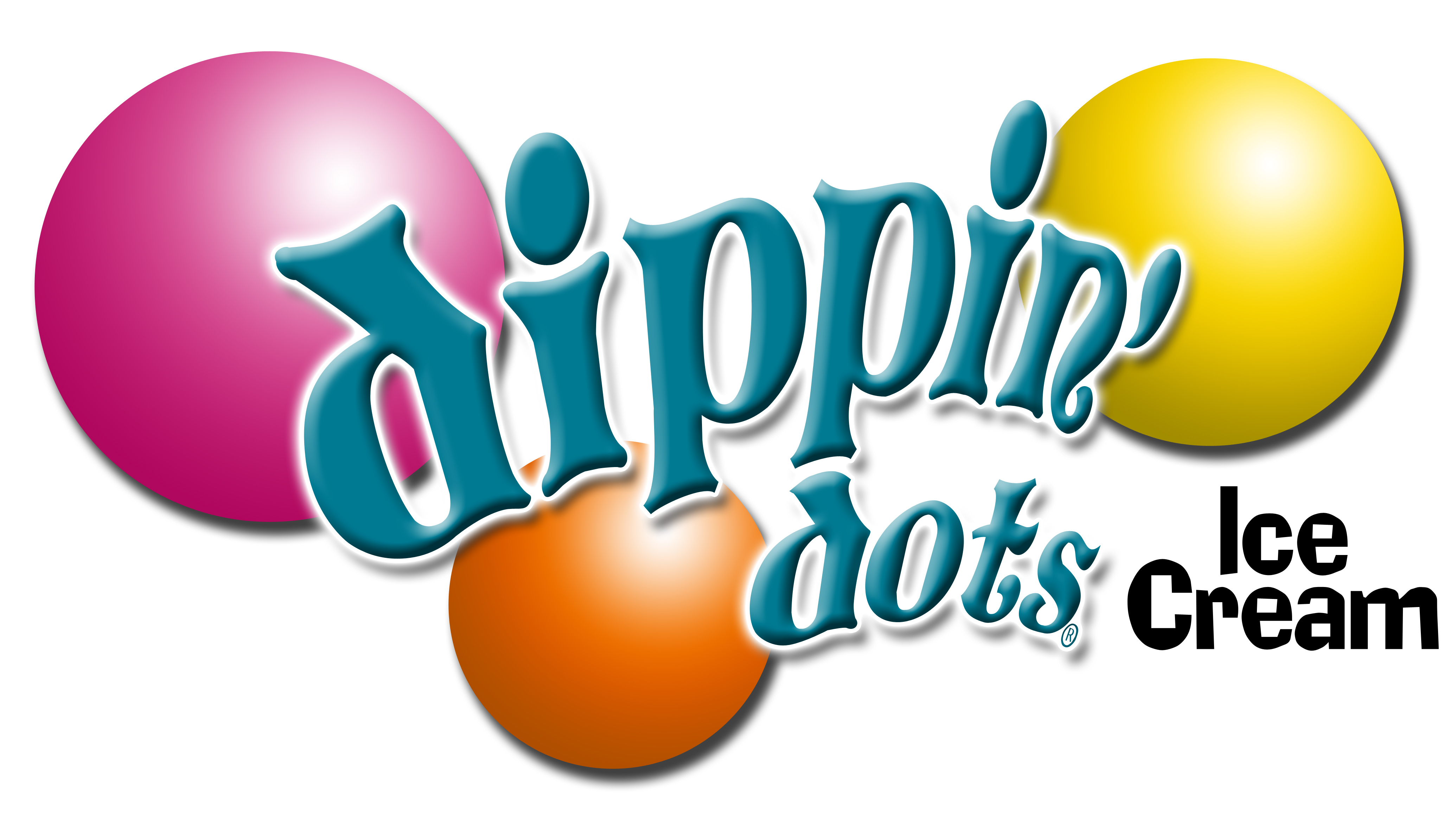 Dippin' Dots Warped Logo (3 Dots - Vertical)(PMS Colors)
