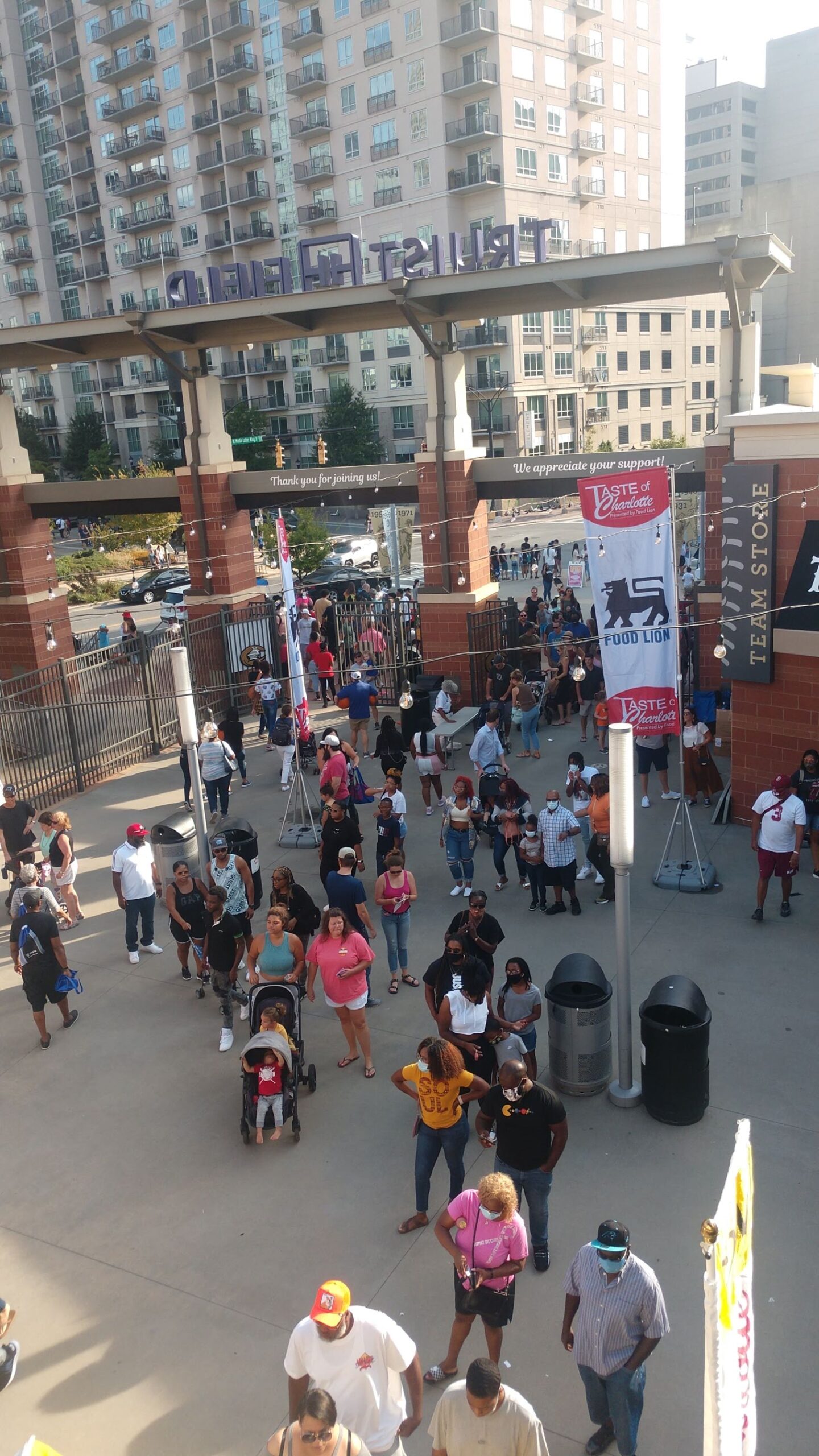 Taste of Charlotte Front entrance 1