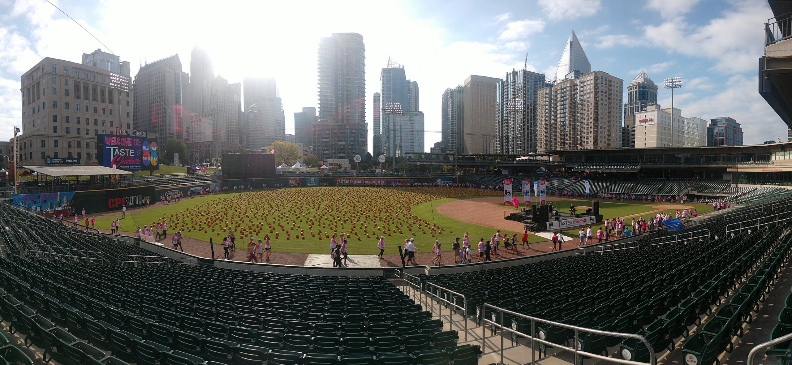 Taste of Charlotte Stadium Panoramic 2