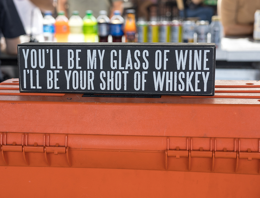 Wine Whiskey Sign (Miranda Reger Photography)