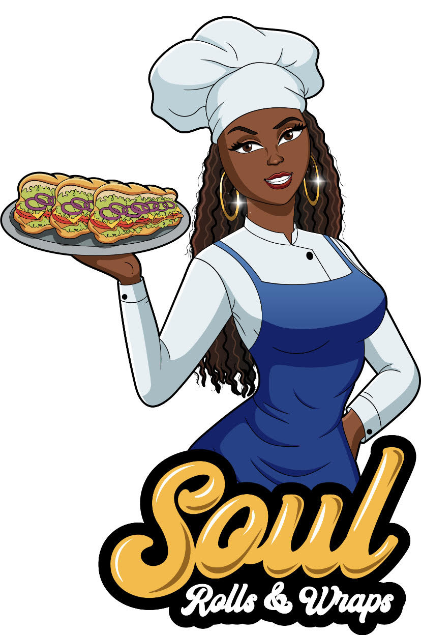 soul rolls and wraps logo