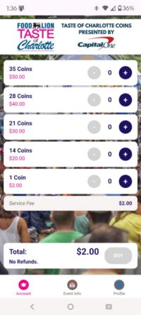 Guest App Buy Coins Screen 2026