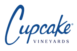 Cupcake Wine Logo Blue