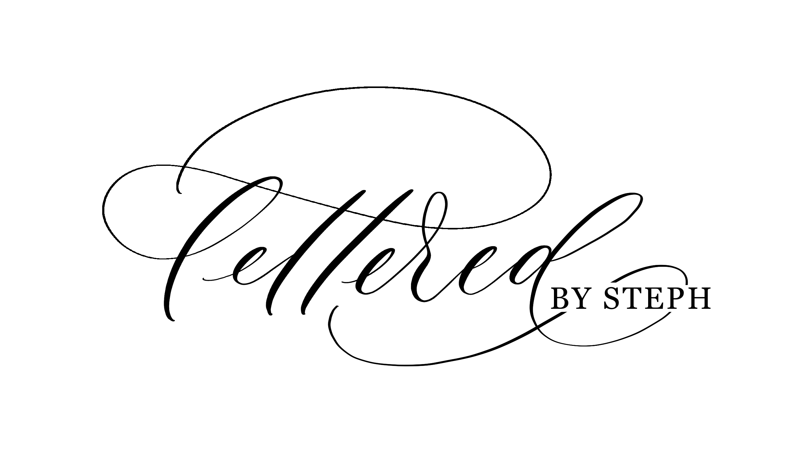 Lettered by Steph logo